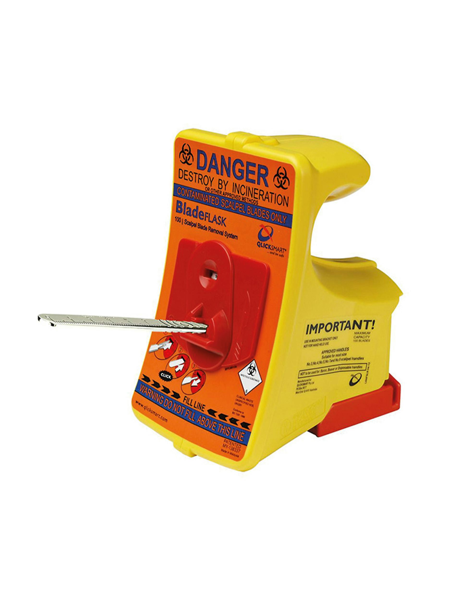 Scalpel blade clearance remover